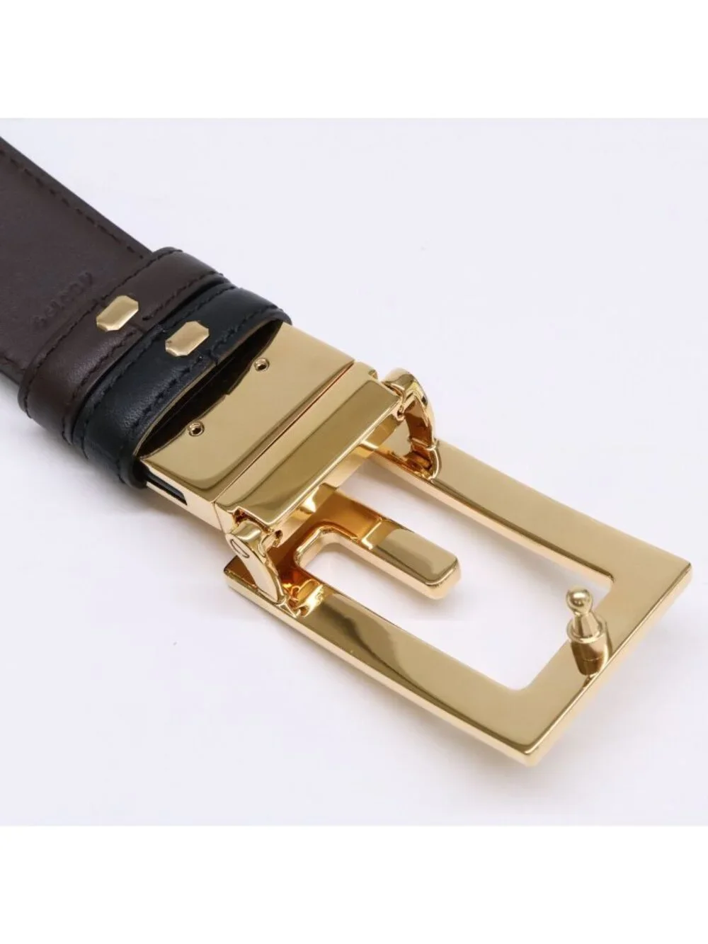 Gucci Square Buckle Reversible Belt